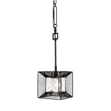 Arcade 1 Light Small Pendant 9.25 Inch Tall by Varaluz - 366M01