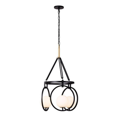 Stopwatch 3 Light Large Pendant by Varaluz - 388P03MBFG