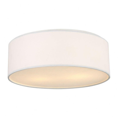 Larson 3 Light Large Flush Mount 6.38 Inch and 24 Inch Wide by Generation - GLF1023MWT