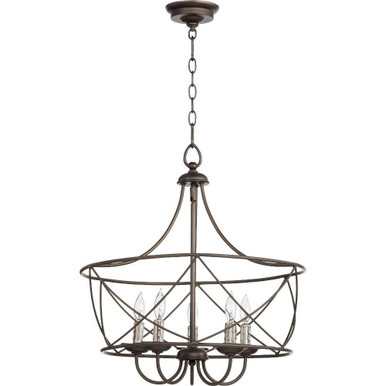 Cilia 5 Light Large Pendant by Quorum - 6416-5-86