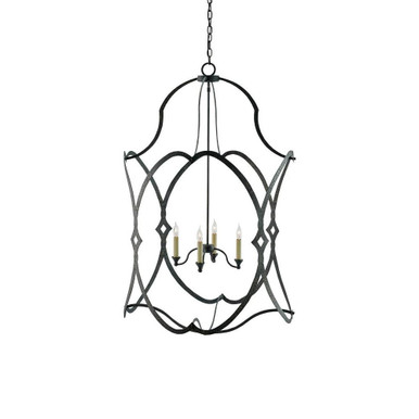 Charisma 4 Light Large Pendant 46.75 Inch Tall by Currey Company - 9000-0025