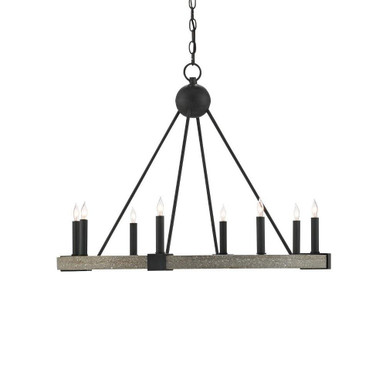 Burgos 8 Light Large Chandelier by Currey Company - 9000-0480