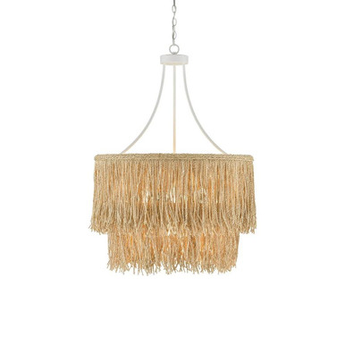 Samoa 4 Light Large 2 Tier Chandelier by Currey Company - 9000-0649