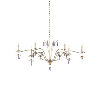 Lilah 6 Light Oversized Chandelier by Currey Company - 9000-0934
