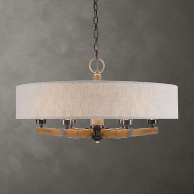 Woodall 6 Light Oversized Chandelier by Uttermost - 21331