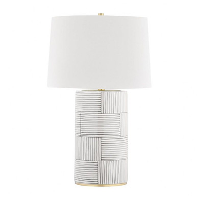 Borneo 1 Light Table Lamp 16 Inches by 26 Inches High by Hudson Valley - L1376