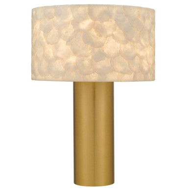 Leland 1 Light Table Lamp 20 Inch Tall and 14 Inch Wide by Quoizel - LEL6220BRG