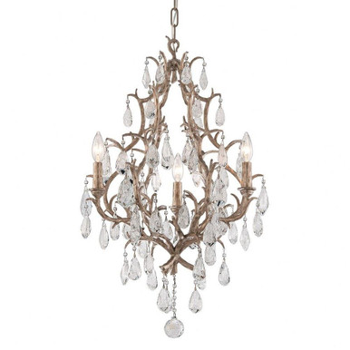 Amadeus Three Light Chandelier by Corbett - 163-03-SGL