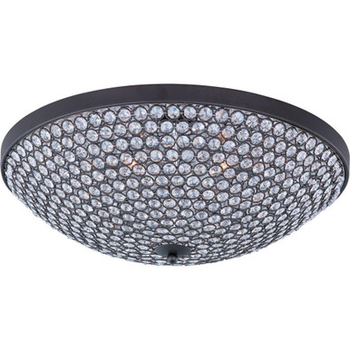 Allerton Chase 6 Light 19 Inch Wide Crystal Flush Mount by BSH - 93-BEL-812965