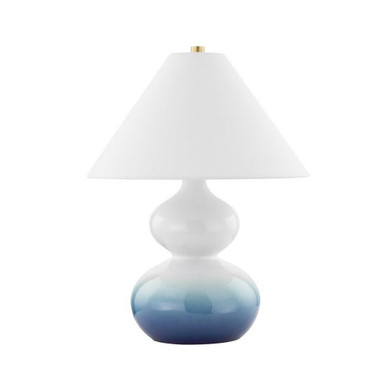 Aimee 1 Light Table Lamp 21.25 Inches Tall and 16 Inches Wide by Mitzi - HL764201-AGB/COB