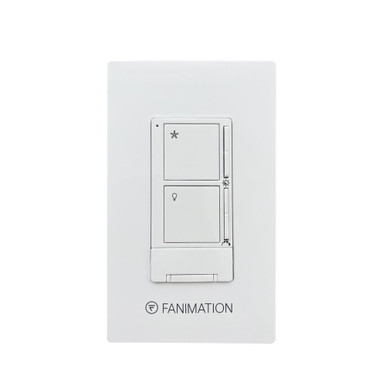 Accessory 3 Speed Fan and CCT Light Wall Control by Fanimation - WT503WH