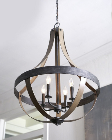 Davlin 4 Light Large Pendant by Generation - 6551104