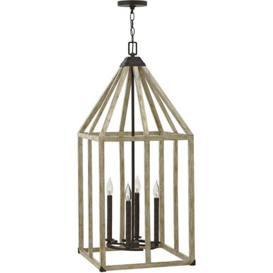 Emilie 4 Light Foyer Chandelier by Fredrick Ramond - FR41208IRR