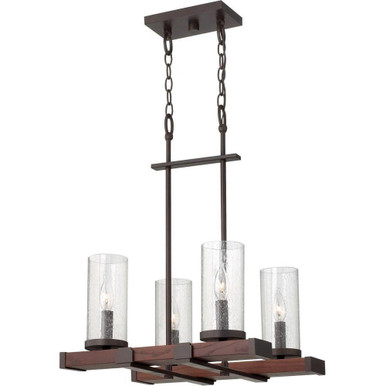 Jasper 4 Light Small Chandelier by Fredrick Ramond - FR40205IRN