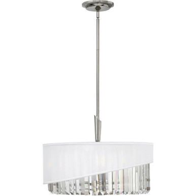 Gigi 3 Light Large Foyer Pendant by Fredrick Ramond - FR34414PNI