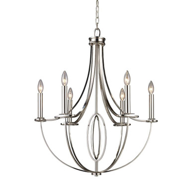 Dione 6 Light Medium Chandelier by ELK Home - 10121/6