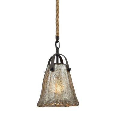Hand Formed Glass 1 Light Small Modern Pendant by ELK Home - 10631/1
