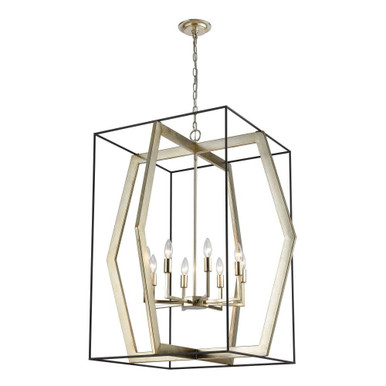Mixed Geometries 8 Light Oversized Pendant by ELK Home - 1141-103