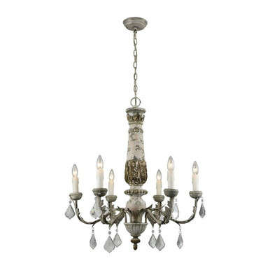 Genevi+¿Ve 6 Light Large Chandelier by ELK Home - 1202-005