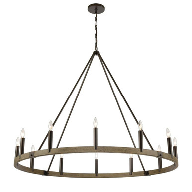 Transitions 12 Light Oversized Chandelier by ELK Home - 12318/12