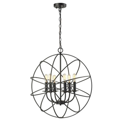Yardley 6 Light Medium Chandelier by ELK Home - 14244/6