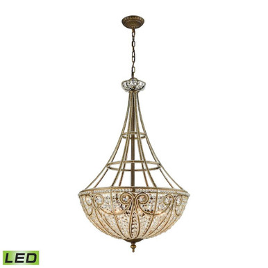 Elizabethan 8 Light Medium LED Chandelier by ELK Home - 15966/8-LED
