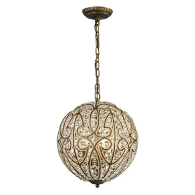 Elizabethan 5 Light Mini Chandelier by ELK Home - 15974/5