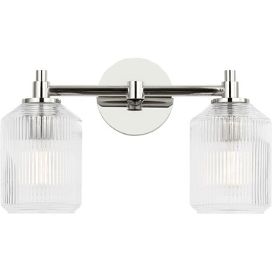 Barstow 2 Light Bath Vanity 9 Inch X 15 Inch Wide by Visual Comfort Studio - CV1092