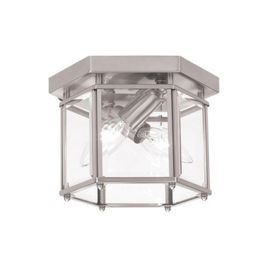 Bretton 2 Light 8 Inch Wide Flush Mount by Generation - 7647