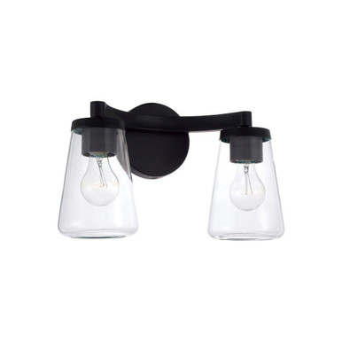 Aaron 2 Light Bath Vanity 9.5 Inch Tall and 15 Inch Wide by HomePlace - 161921