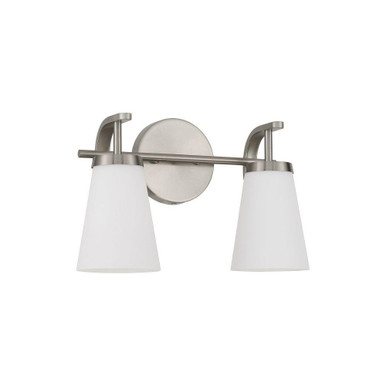 Drake 2 Light Bath Vanity 9 Inch Tall and 14 Inch Wide by HomePlace - 161021