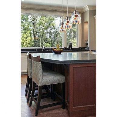 Gemstone 9.5W 1 LED Light Small Pendant by ELK Home - 542-1