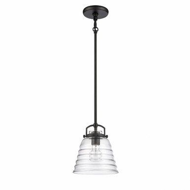 Current 1 Light Pendant In Industrial Style 9 x 8 Inches by ELK Home - 67875/1