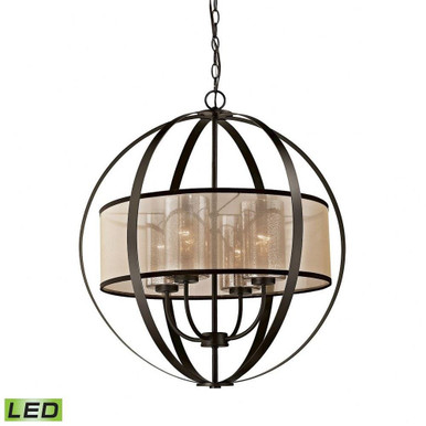 Diffusion 4 Light Medium LED Chandelier by ELK Home - 57029/4-LED