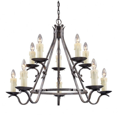 Jamestown 10 Light Large Chandelier by ELK Home - 65003-5+5