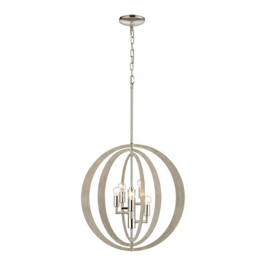 Retro Rings 5 Light Small Chandelier by ELK Home - 82066/5