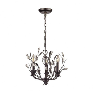 Circeo 3 Light Small Nature Inspired Chandelier by ELK Home - 8058/3