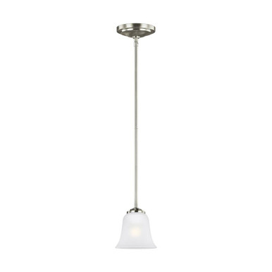 The Approach - One Light Mini-Pendant in Traditional Style - 5.88 inches wide by 5.75 inches high - 73-BEL-1001806