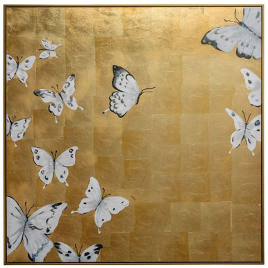 Aurelia Canvas Wall Art 47.24 Inch Tall and 47.24 Inch Wide by Stylecraft - DFW34465DS