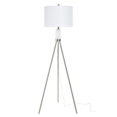 Orion 1 Light Floor Lamp with Night Light 63.25 Inch Tall by Stylecraft - KHL734787DS