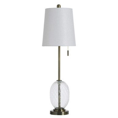 1 Light Table Lamp 32.5 Inch Tall and 10 Inch Wide by Stylecraft - KHL43941DS
