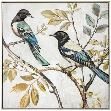 Birdsong I Framed Wall Art 32.48 Inch Tall X 32.48 Inch Wide by Stylecraft - WI34446DS