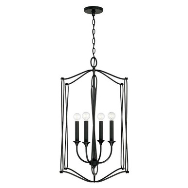 Bentley 4 Light Small Foyer Chandelier by Capital - 541642BI