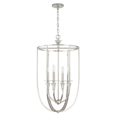 Laurent 4 Light Small Foyer Chandelier by Capital - 541841PN