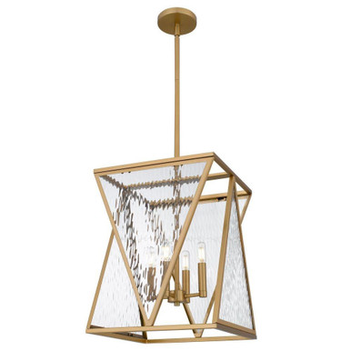 Clovis 15W 4 LED Pendant 18.75 Inch Tall and 14 Inch Wide by Quoizel - CLO1814