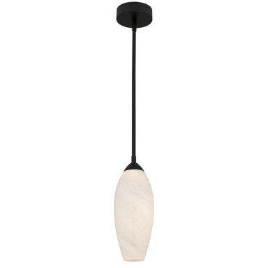 Burnett 9W LED Mini Pendant 13.75 Inch Tall and 5 Inch Wide by Quoizel - PCBUR1505
