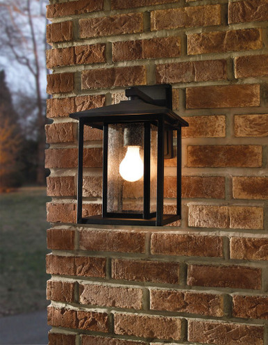 Hunnington 1 Light Small Outdoor Wall Lantern 11 Inch Tall by Generation - 88025