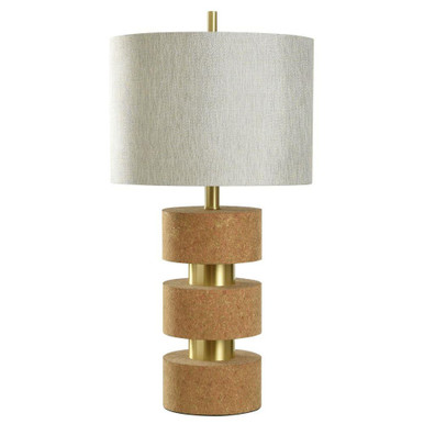Strata Cork 1 Light Table Lamp 37.5 Inch X 20 Inch Wide by Harp and Finial - HFL332799DS