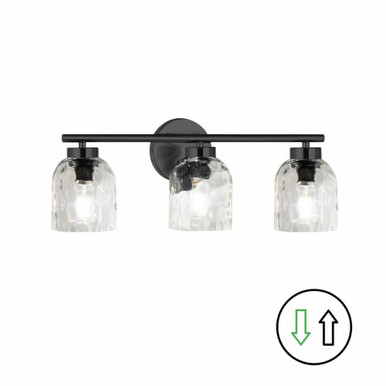 Wamaim Way 180W 3 LED Bath Vanity 7.25 Inch Tall and 21 Inch Wide - 303-BEL-1364375