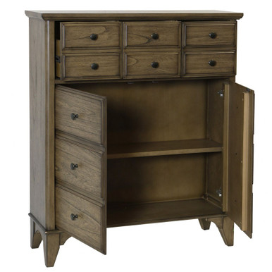 Agatha 2 Door 3 Drawer Cabinet 44 Inch Tall and 38 Inch Wide by Stylecraft - DCV2413DS